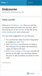 Mobile Screenshot of 2ndcourse.wordpress.com