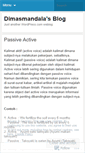 Mobile Screenshot of dimasmandala.wordpress.com