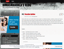 Tablet Screenshot of dimasmandala.wordpress.com