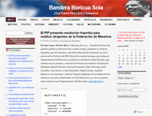 Tablet Screenshot of banderasola.wordpress.com