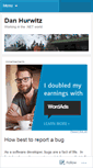 Mobile Screenshot of danhurwitz.wordpress.com