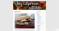 Desktop Screenshot of bigcapresesalads.wordpress.com