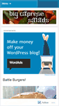 Mobile Screenshot of bigcapresesalads.wordpress.com