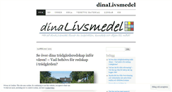 Desktop Screenshot of dinalivsmedel.wordpress.com