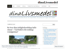 Tablet Screenshot of dinalivsmedel.wordpress.com