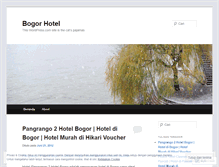 Tablet Screenshot of bogorhotel.wordpress.com