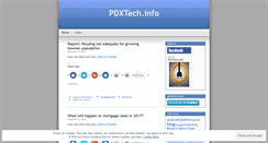 Desktop Screenshot of pdxtech.wordpress.com