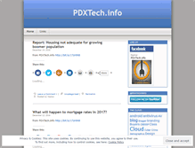 Tablet Screenshot of pdxtech.wordpress.com