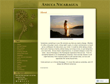 Tablet Screenshot of aniccanicaragua.wordpress.com