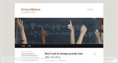 Desktop Screenshot of inschoolmatters.wordpress.com