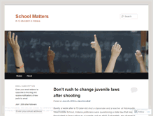 Tablet Screenshot of inschoolmatters.wordpress.com