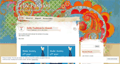 Desktop Screenshot of jellyfashion.wordpress.com