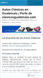 Mobile Screenshot of guateclasicos.wordpress.com