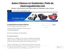 Tablet Screenshot of guateclasicos.wordpress.com