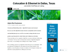 Tablet Screenshot of colocationspace.wordpress.com