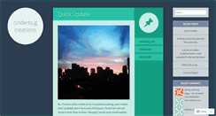 Desktop Screenshot of cinderbugcreations.wordpress.com