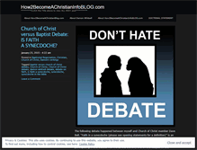 Tablet Screenshot of how2becomeachristian.wordpress.com