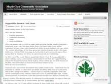 Tablet Screenshot of mapleglenca.wordpress.com