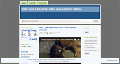 Desktop Screenshot of freejavacodes.wordpress.com