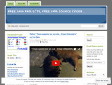 Tablet Screenshot of freejavacodes.wordpress.com