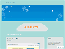 Tablet Screenshot of ailupyu.wordpress.com