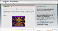 Desktop Screenshot of inspiredsoulsounds.wordpress.com
