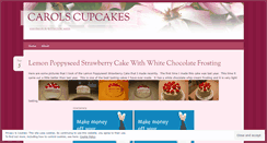 Desktop Screenshot of carolscupcakes.wordpress.com