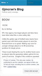 Mobile Screenshot of gjmcrae.wordpress.com