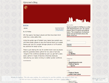 Tablet Screenshot of gjmcrae.wordpress.com