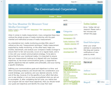 Tablet Screenshot of conversationalcorporation.wordpress.com