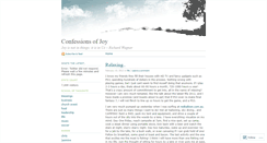 Desktop Screenshot of confessionsofjoy.wordpress.com