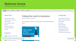 Desktop Screenshot of malverngreen.wordpress.com