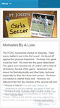 Mobile Screenshot of highschoolgirlssoccer.wordpress.com