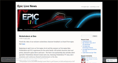 Desktop Screenshot of epiclive.wordpress.com