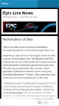 Mobile Screenshot of epiclive.wordpress.com