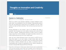 Tablet Screenshot of icethoughts.wordpress.com