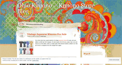 Desktop Screenshot of ohiokimono.wordpress.com