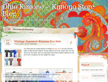 Tablet Screenshot of ohiokimono.wordpress.com