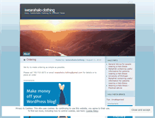 Tablet Screenshot of iwearahaloclothing.wordpress.com