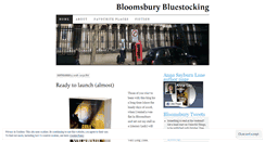 Desktop Screenshot of bloomsburybluestocking.wordpress.com