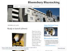 Tablet Screenshot of bloomsburybluestocking.wordpress.com