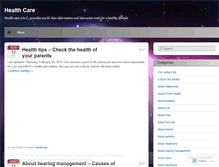 Tablet Screenshot of healthhealthhealthhealth.wordpress.com