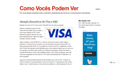 Desktop Screenshot of comovocespodemver.wordpress.com