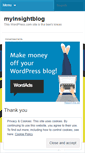 Mobile Screenshot of myinsightblog.wordpress.com
