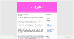 Desktop Screenshot of girlsguideto.wordpress.com