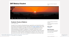 Desktop Screenshot of emtmedicalstudent.wordpress.com