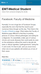 Mobile Screenshot of emtmedicalstudent.wordpress.com