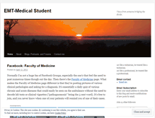 Tablet Screenshot of emtmedicalstudent.wordpress.com