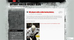 Desktop Screenshot of detroitrollerhockey.wordpress.com