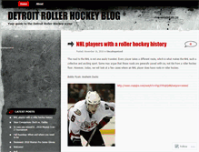 Tablet Screenshot of detroitrollerhockey.wordpress.com